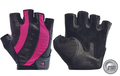 Produktbild von Harbinger Damen Pro Wash & Dry Fitnesshandschuhe Schwarz/Pink M