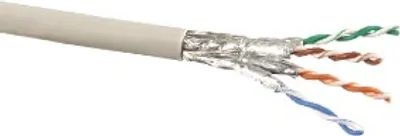Produktbild von Kabel sieciowy S/CONN do maksymalnej łączności Kabel instalacyjny LAN, kat. 6, S/FTP, PIMF, bezhalogenowy, 50,0 m (75900-50HS)