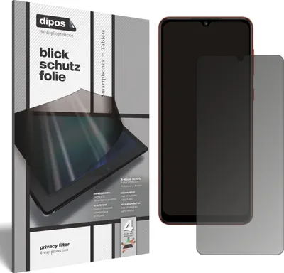 Produktbild von Blickschutzfolie für Samsung Galaxy M02s matt Schutzfolie Folie Display Schutz dipos