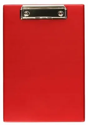 Produktbild von Taurus Klemmbrett A5 Schreibplatte mit Metallclip Rot