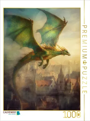 Produktbild von CALVENDO Puzzle Ein Motiv aus dem Kalender Malerische Drachen | 1000 Teile Lege-Größe 64x48cm Foto-Puzzle für glückliche Stunden