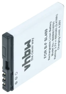 Produktbild von vhbw Akku kompatibel mit Bea-fon SL450, SL560 Handy Smartphone Senioren Telefon (650 mAh, 3,7 V, Li-Ion)