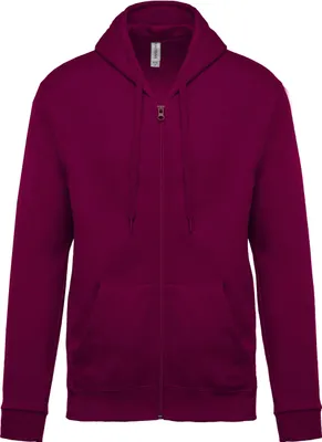 Produktbild von Kariban Herren Sweatjacke Kapuzenpullover Hoodie Sweatshirt Pullover, Größe:M, Farbe:Schwarz