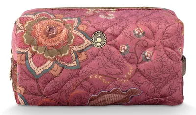 Image de Pip Studio trousse de toilette Coco Cosmetic Bag Mumbai Morning Pink framboise