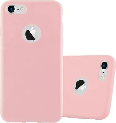 Produktbild von Cadorabo Hülle für Apple iPhone 7 / 7S / 8 / SE 2020 Schutzhülle in Rosa Handyhülle TPU Silikon Etui Case Cover