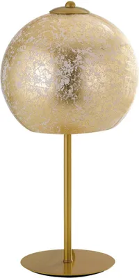 Produktbild von VANITY Goldglas-Tischlampe mit Stoffkabel (1xE27)