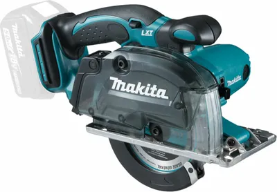 A cordless circular saw with a battery pack attached, shown against a white background.