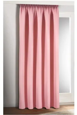 Produktbild von Fertigschal Smokband "Bernd" - Dim-Out Vorhang von Albani: 245x140cm / Rosa Größe (HxB): 245x140cm Farbe: Rosa
