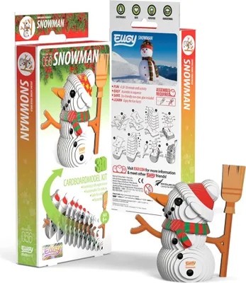 Produktbild von EUGY - 3D Bastelset Schneemann
