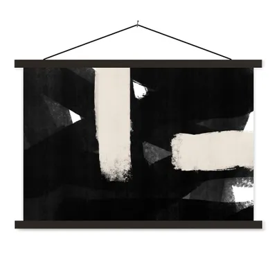 Produktbild von MuchoWow® Textilposter Abstrakt - Pastell - Minimalismus 120x80 cm mit schwarzem Rahmen - Wanddeko