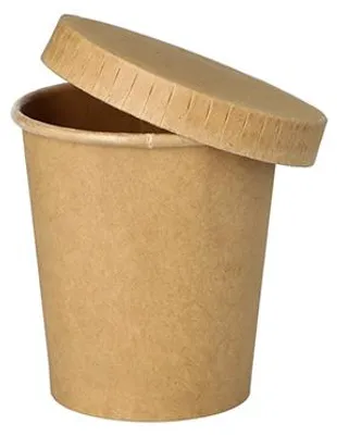 Produktbild von 1000 Portionsbecher, Pappe 120 ml Ø 6 cm · 6,6 cm braun