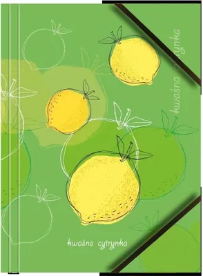 Obrázek produktu pro Tetis - pořadač A4 s gumou - citron (6 ks) - Škola a kancelář