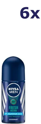 Produktbild von 6x Nivea men fresh ocean deo-roller 50ml
