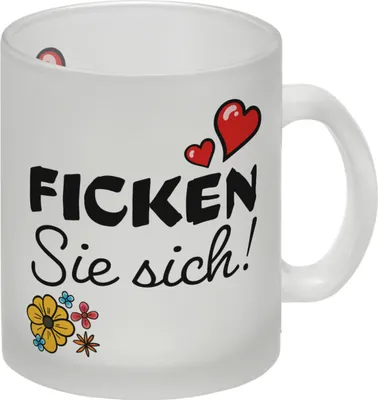 Produktbild von Ficken Sie sich witziger Glas Tasse für Kollegen