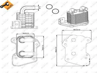 Image de Refroidisseur D'huile Opel Astra 1.7Cdti 04-
