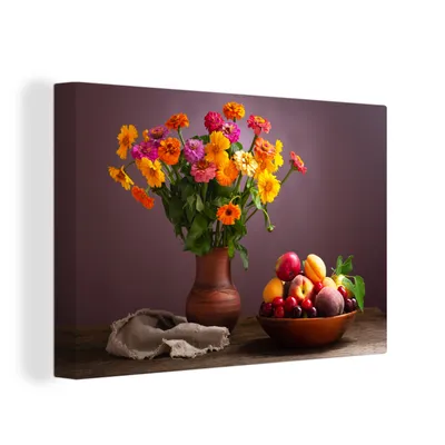Zdjęcie produktu dla OneMillionCanvasses® - Obrazy na płótnie - 150x100 cm, Martwa natura - Lato - Kolory, grafika ścienna, dekoracja ścienna
