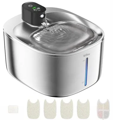 Image de Abreuvoir sans fil de 4,1 L avec capteur de mouvement et batterie de 4 000 mAh