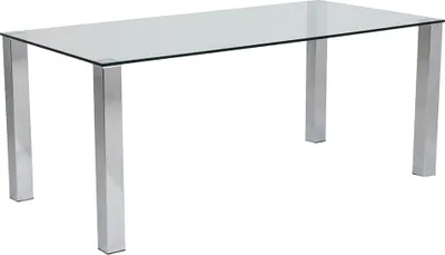 Image de Smuk Table à manger 180 cm Ellis Verre