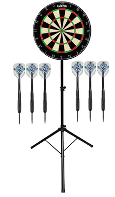 Immagine prodotto di Set di freccette Keltik, completo di bersaglio, 2 set di freccette e supporto