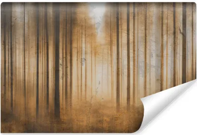 Obrázek produktu pro Muralo samolepicí tapeta v retro stylu mlžný les tapeta do obývacího pokoje šířka 135 cm x výška 90 cm