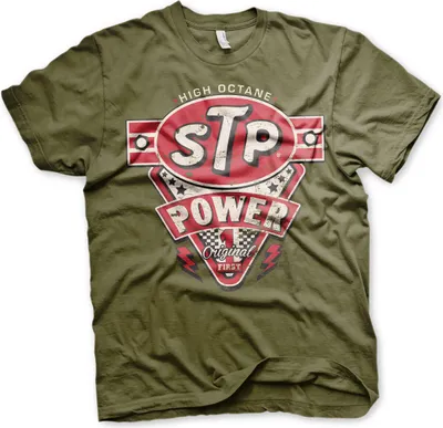 Produktbild von STP Power T-Shirt - XX-Large - Olive