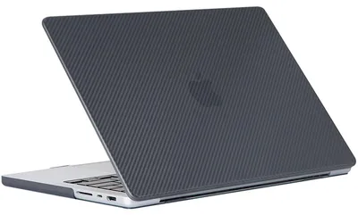 Produktbild von Mobigear Carbon Schutzhülle für MacBook Pro 14 Zoll (2021-2026), Hartschale, Laptop-Hülle, MacBook-Case - Schwarz - Modell A2442 / A2779 / A2918 / A2992 / A3401 / A3112 / A3434 / A3427 / A3426