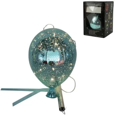 Produktbild von Glasballon auf Batterie grün 21 cm | 12 Stück
