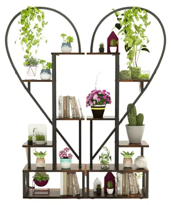 Imagen del producto de Soporte para plantas, diseño de varios niveles, para uso en interiores, color