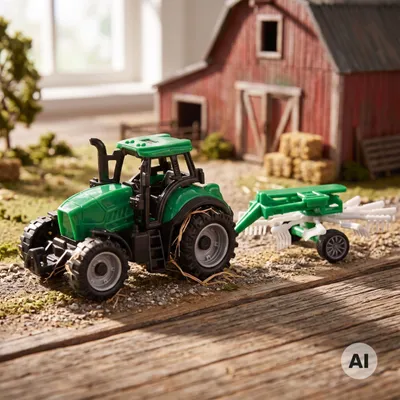Productafbeelding van Woopie landbouwtractor met hark