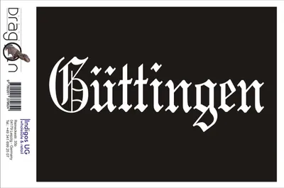 Produktbild von Aufkleber / Autoaufkleber - JDM / Die cut / Auto / OEM - Stadt Güttingen - 200x70mm silber - Heckscheibe / Heckscheibenaufkleber