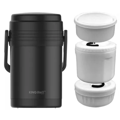 Immagine prodotto di Thermos Kinghoff 1,5L + 3 Contenitori Kh-1396