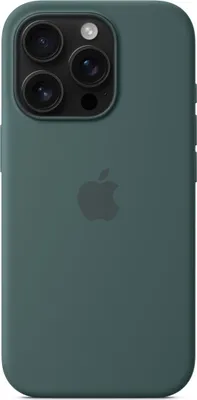 Produktbild von Apple iPhone 16 Pro Hülle - Silikon - Soft Case, Backcover - Grün