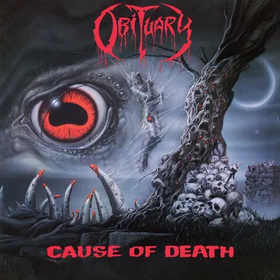 Obrázek produktu pro Obituary - Cause Of Death (Remastered) (Reissue) (Gray/Black Splatter Coloured) (LP)