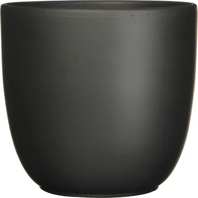 Produktbild von Mica Decorations Tusca Blumentopf - H28,5 x Ø31 cm - Matt - Schwarz