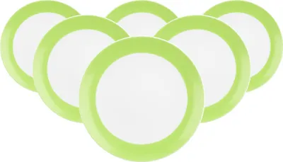 Produktbild von Seltmann Weiden Liberty Pure Colors Brotteller ø 17,5 cm 6er Set - Lime Green
