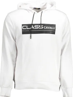 Immagine prodotto di Cavalli Class Felpa Senza Zip Uomo Bianco