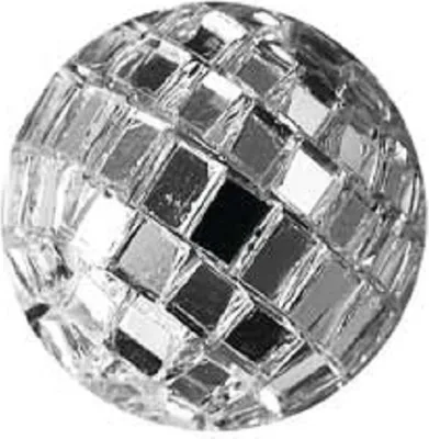 Produktbild von 10 Spiegel-Kugeln Ø 2cm, kleine Diskokugel, Dekokugel. Silber