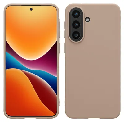 Produktbild von kwmobile Handyhülle für Samsung Galaxy A57 5G Hülle - TPU Case - Kabelloses Laden - Schutzhülle Cover in Creme matt