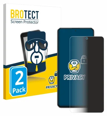 Produktbild von 2x BROTECT Sichtschutzfolie für Xiaomi Poco X6 Anti-Spy Privacy Sichtschutz Blickschutz Folie Blaulicht-Schutz