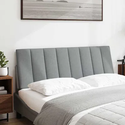 Immagine prodotto di Cuscino Testiera Hanko Grigio Chiaro 120 cm in Tessuto