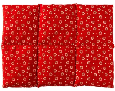 Image de Coussin de graines de colza - Coussin chauffant - 40 x 30 cm - Rouge