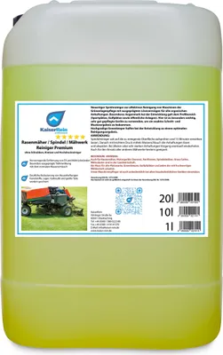Produktbild von KaiserRein Spezial Rasenmäher- / Spindel- / Mähwerk- Reiniger Premium 20 L auch optimal um Rasenmäher-roboter I Mähroboter zu reinigen