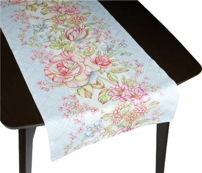 Produktbild von Tischtuch BEHOUN - 50x250 cm - Blau,Rosa