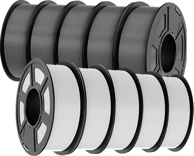 Zdjęcie produktu dla filament do drukarek 3D, średnica 1,75 mm, 100% bez pęcherzyków powietrza, EABS 5WT 5GY 10 kg