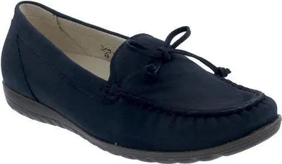 Produktbild von Waldläufer Hesima, Mokassin, Denver (Nubukleder), marine (blau), Weite H 329508-191-217 37
