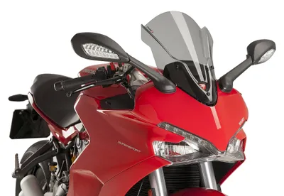 Productafbeelding van PUIG Z-racing kuipruit, licht getint, goedgekeurd (ABE) voor Ducati