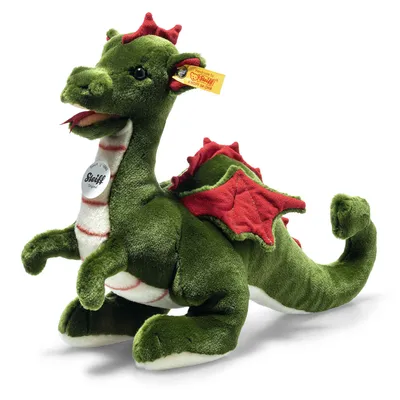 Knuffiger Drache Aus Plüsch – Ca. 16x18x20 Cm, Mit Flügeln & Zacken, Weich & Kuschelig