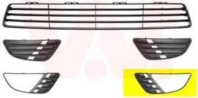 Image de VAN Wezel Grille d'aération, pare-chocs ** Equipart ** (1805593) adaptable sur Ford
