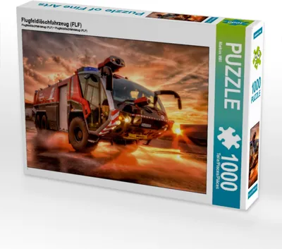 Produktbild von Calvendo Flugfeldlöschfahrzeug (FLF) 1000 Teile Puzzle quer 640x480mm, Will Markus; 7424184