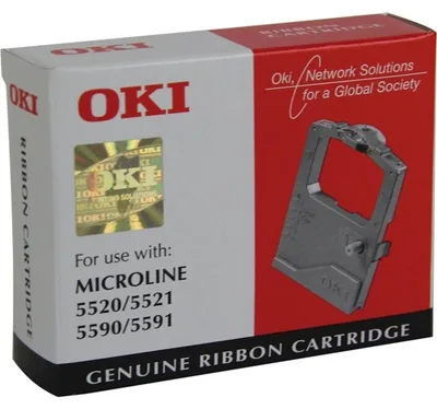 Produktbild von OKI 01126301, Microline 5520/5521/5590/5591, Schwarz, Punktmatrix, 4000000 Zeichen, Schwarz, OKI